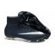 Nike Mercurial Superfly Iv FG Mens Firm Ground Soccer Cleats Royal Blue White