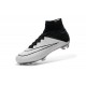 News 2016 Nike Mercurial Superfly FG ACC Cleats Leather White Black