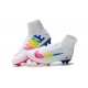 Nike High Top Mercurial Superfly V FG Soccer Cleat - White Multi-color
