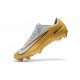 Nike Mercurial Vapor 11 FG New Football Boot - White Golden
