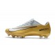Nike Mercurial Vapor 11 FG New Football Boot - White Golden
