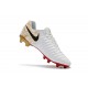 New Nike Tiempo Legend 7 FG ACC Football Boots - White Golden