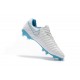 New Nike Tiempo Legend 7 FG ACC Football Boots - White Blue