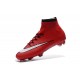 News 2016 Nike Mercurial Superfly FG ACC Cleats Red Black White