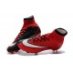 News 2016 Nike Mercurial Superfly FG ACC Cleats Red Black White