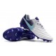 Nike Tiempo Legend VII Elite FG Mens Cleats - White Purple