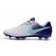 Nike Tiempo Legend VII Elite FG Mens Cleats - White Purple