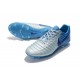Nike Tiempo Legend VII Elite FG Mens Cleats - Silver Blue