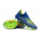 adidas X 18+ FG Mens Football Boots - Solar Blue Yellow