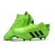 adidas Nemeziz Messi 18.1 FG Soccer Cleats - Green Black