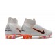 New 2018 Nike Mercurial Superfly VI Elite FG Soccer Cleats - White Grey Orange