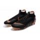 New 2018 Nike Mercurial Superfly VI Elite FG Soccer Cleats - Black Orange
