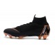 New 2018 Nike Mercurial Superfly VI Elite FG Soccer Cleats - Black Orange