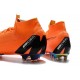 New 2018 Nike Mercurial Superfly VI Elite FG Soccer Cleats - Orange Black