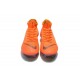 New 2018 Nike Mercurial Superfly VI Elite FG Soccer Cleats - Orange Black