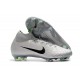 New 2018 Nike Mercurial Superfly VI Elite FG Soccer Cleats - Silver Black