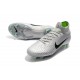 New 2018 Nike Mercurial Superfly VI Elite FG Soccer Cleats - Silver Black