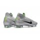 New 2018 Nike Mercurial Superfly VI Elite FG Soccer Cleats - Silver Black