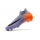 New 2018 Nike Mercurial Superfly VI Elite FG Soccer Cleats - Purple Orange