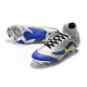 New 2018 Nike Mercurial Superfly VI Elite FG Soccer Cleats - Silver Blue