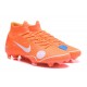 Nike & Off-white Mercurial Superfly 6 Elite FG Football Boots - Orange
