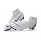 Nike Mercurial Superfly VI 360 Elite FG Cleat - White Black