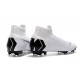 Nike Mercurial Superfly VI 360 Elite FG Cleat - White Black