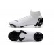 Nike Mercurial Superfly VI 360 Elite FG Cleat - White Black