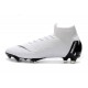 Nike Mercurial Superfly VI 360 Elite FG Cleat - White Black