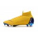 Nike Mercurial Superfly VI 360 Elite FG Cleat - Yellow Blue