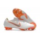 Nike Mercurial Vapor XII FG Football Boots - White Grey Orange