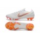 Nike Mercurial Vapor XII FG Football Boots - White Grey Orange