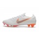 Nike Mercurial Vapor XII FG Football Boots - White Grey Orange