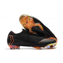 Nike Mercurial Vapor XII FG Football Boots - Black Orange