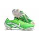 Nike Mercurial Vapor XII FG Football Boots - Green Silver