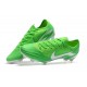 Nike Mercurial Vapor XII FG Football Boots - Green Silver