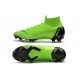 Nike Mercurial Superfly 6 Elite FG Firm Ground Boots - Green Black