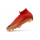 Nike Mercurial Superfly 6 Elite FG Firm Ground Boots - Red Golden Black