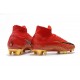 Nike Mercurial Superfly 6 Elite FG Firm Ground Boots - Red Golden Black