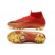Nike Mercurial Superfly 6 Elite FG Firm Ground Boots - Red Golden Black