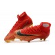 Nike Mercurial Superfly 6 Elite FG Firm Ground Boots - Red Golden Black