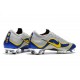 Nike Mercurial Vapor XII 360 Elite FG Mens Cleat - Silver Blue Yellow