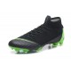 Nike Mercurial Superfly 6 Elite FG Firm Ground Boots - Black Green