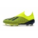 adidas X 18+ FG Mens Football Boots - Electricity Green Black