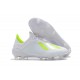 adidas X 18.1 FG New Soccer Cleats - White Yellow