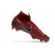 Nike Mercurial Superfly 6 Elite FG Firm Ground Boots - Crimson Black