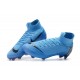 Nike Mercurial Superfly 6 Elite FG Firm Ground Boots - Blue Black