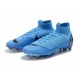 Nike Mercurial Superfly 6 Elite FG Firm Ground Boots - Blue Black