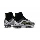 Nike 2016 Mercurial Superfly Heritage FG Cleats White Black Green