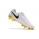 Nike Tiempo Legend 7 Elite FG Firm Ground New Boots - White Gold Black